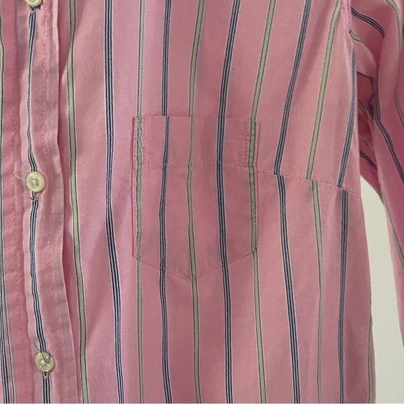 Steve & Barry's Pink and Blue Striped Shirt - Picture 3 of 5